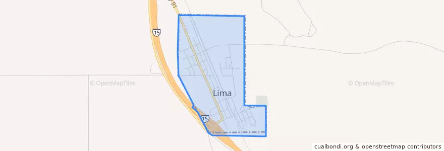 Mapa de ubicacion de Lima.