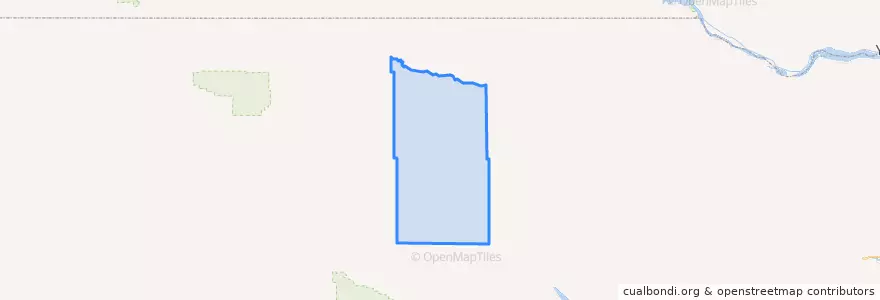 Mapa de ubicacion de Brown County.