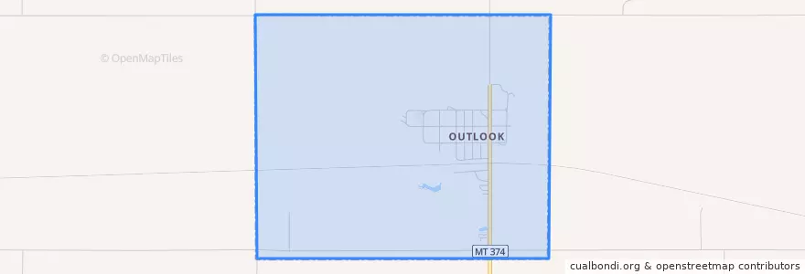 Mapa de ubicacion de Outlook.