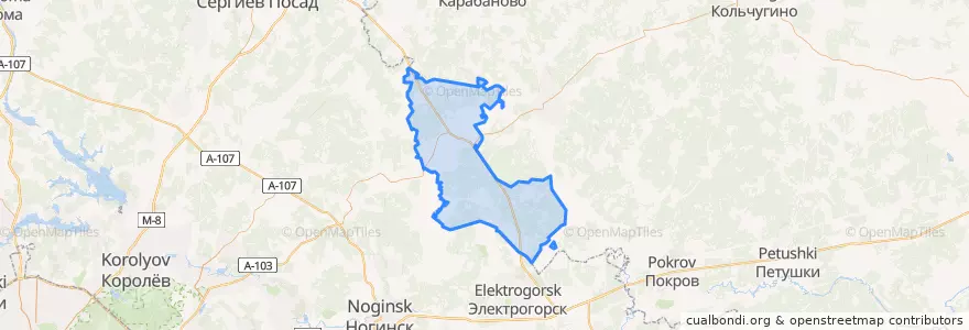 Mapa de ubicacion de Филипповское сельское поселение.