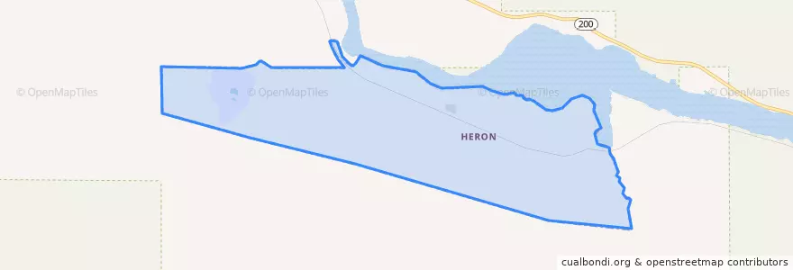 Mapa de ubicacion de Heron.