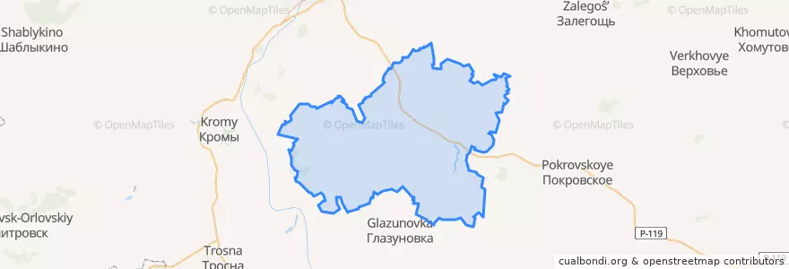 Mapa de ubicacion de Свердловский район.