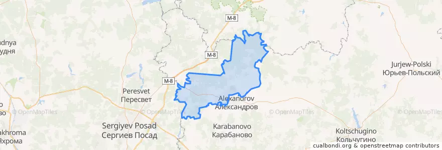 Mapa de ubicacion de Следневское сельское поселение.