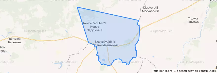 Mapa de ubicacion de Ивайтёнское сельское поселение.