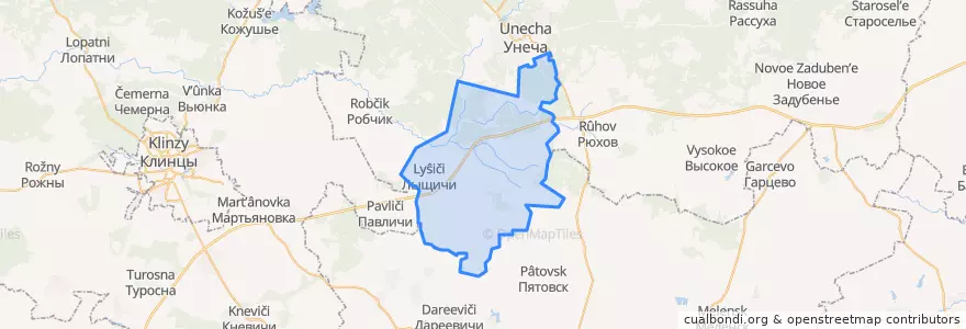 Mapa de ubicacion de Найтоповичское сельское поселение.