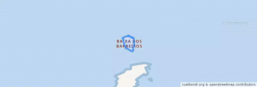 Mapa de ubicacion de Baixa dos Barbeiros.