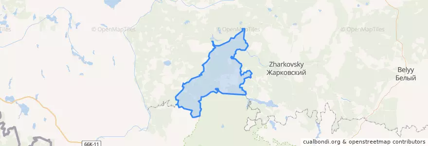 Mapa de ubicacion de Новосёлковское сельское поселение.