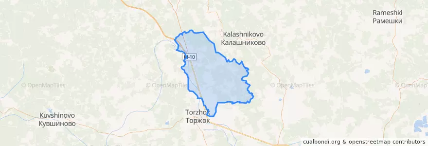 Mapa de ubicacion de Будовское сельское поселение.