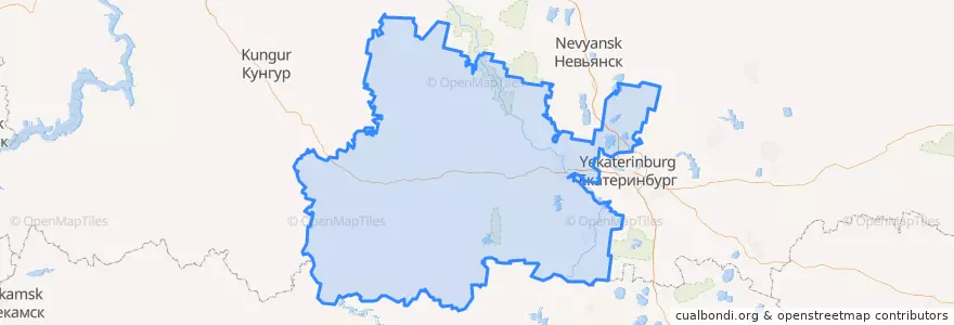 Mapa de ubicacion de Западный управленческий округ.