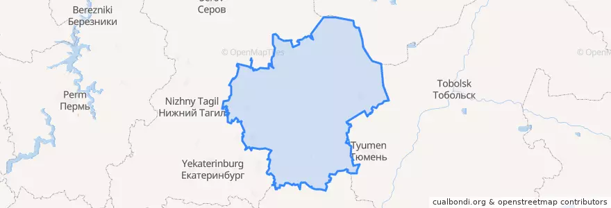 Mapa de ubicacion de Восточный управленческий округ.