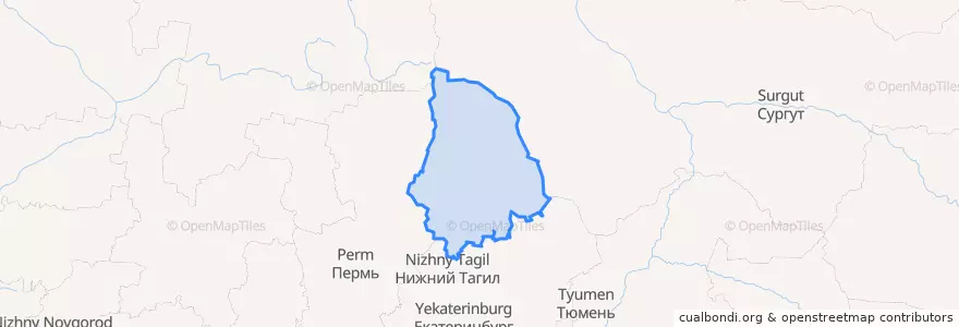 Mapa de ubicacion de Северный управленческий округ.