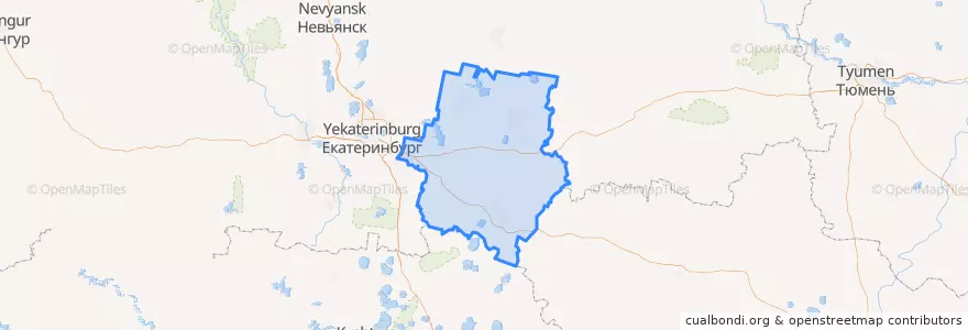 Mapa de ubicacion de Южный управленческий округ.