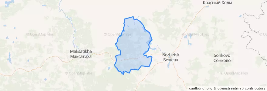 Mapa de ubicacion de Шишковское сельское поселение.