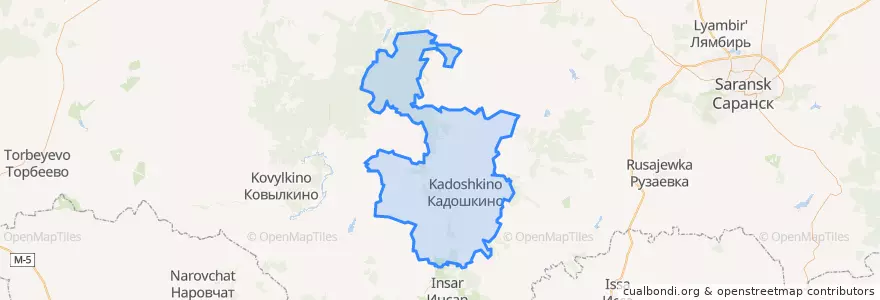Mapa de ubicacion de カドシキノ地区.