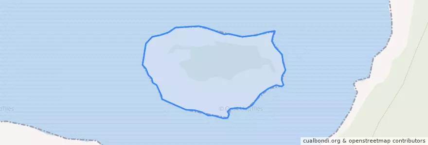 Mapa de ubicacion de Little Island.