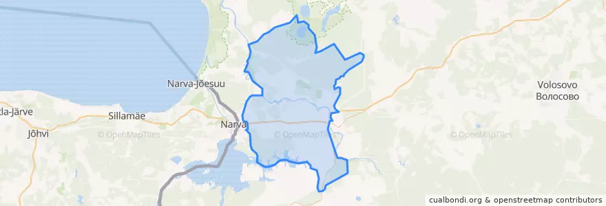 Mapa de ubicacion de Большелуцкое сельское поселение.