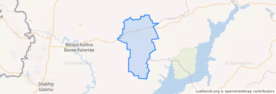 Mapa de ubicacion de Морозовский район.