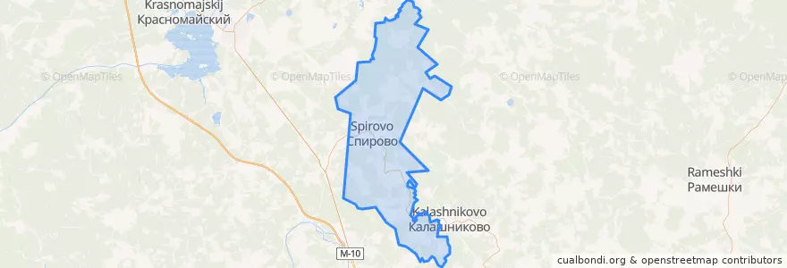 Mapa de ubicacion de Пеньковское сельское поселение.