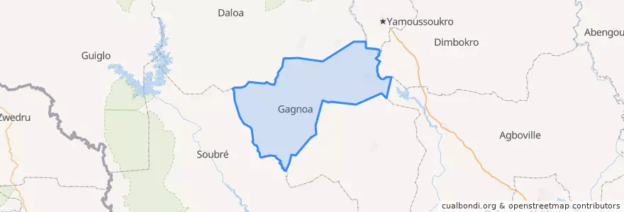 Mapa de ubicacion de Gôh.