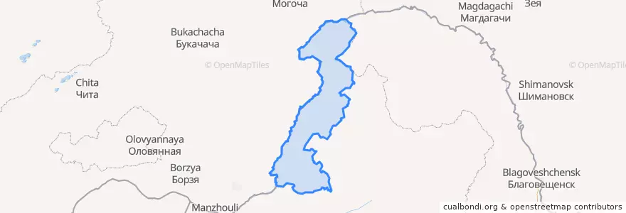 Mapa de ubicacion de 额尔古纳市.