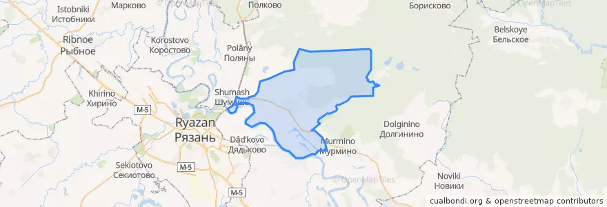 Mapa de ubicacion de Дубровическое сельское поселение.
