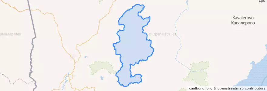 Mapa de ubicacion de Анучинский муниципальный округ.