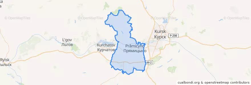 Mapa de ubicacion de Октябрьский район.