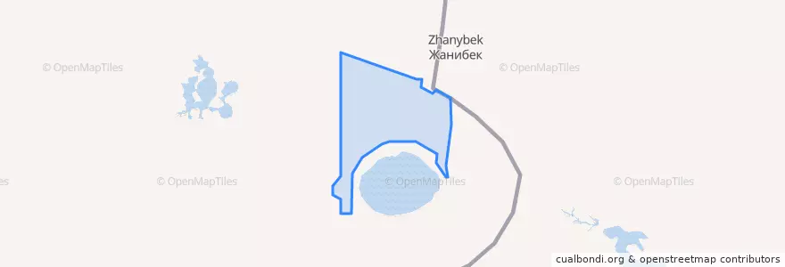 Mapa de ubicacion de Приозёрное сельское поселение.