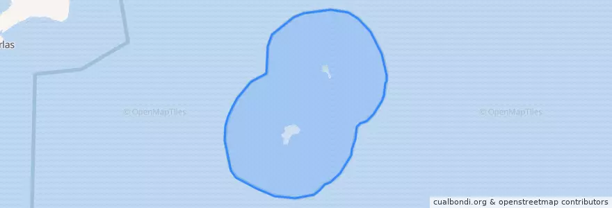 Mapa de ubicacion de Corn Islands.