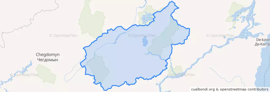 Mapa de ubicacion de Solnechny Rayon.