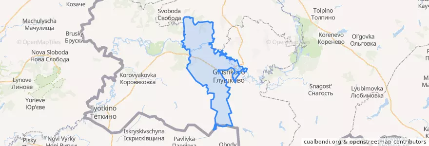 Mapa de ubicacion de Званновский сельсовет.