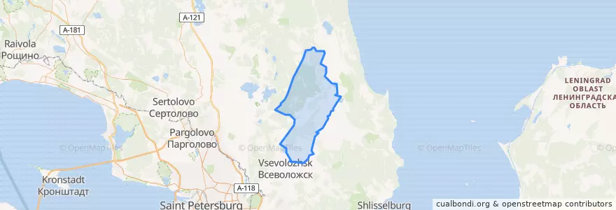 Mapa de ubicacion de Романовское сельское поселение.