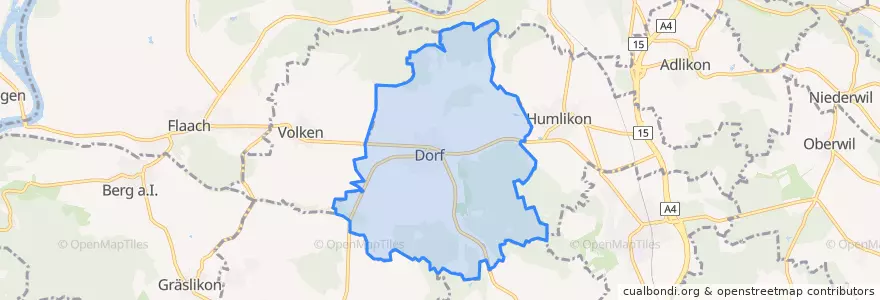 Mapa de ubicacion de Dorf.