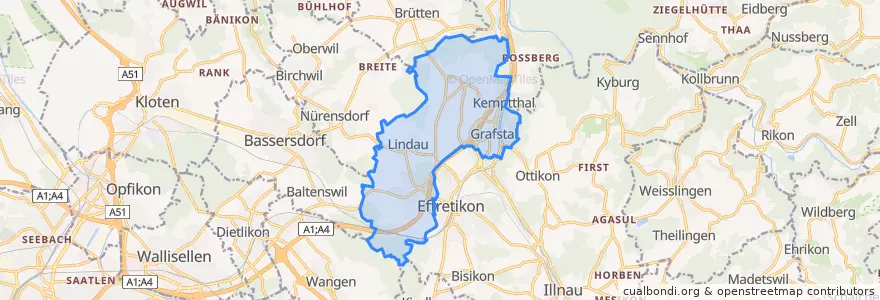 Mapa de ubicacion de Lindau.