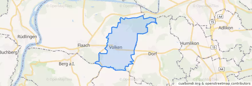 Mapa de ubicacion de Volken.