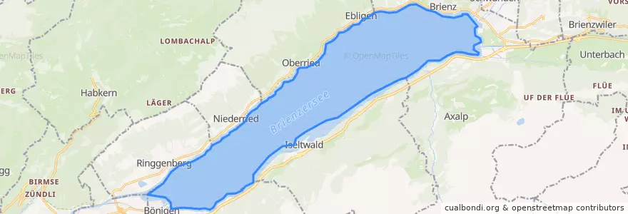 Mapa de ubicacion de Brienzersee.