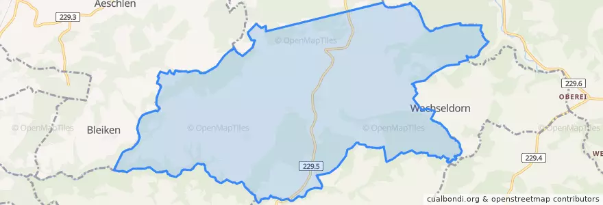 Mapa de ubicacion de Buchholterberg.