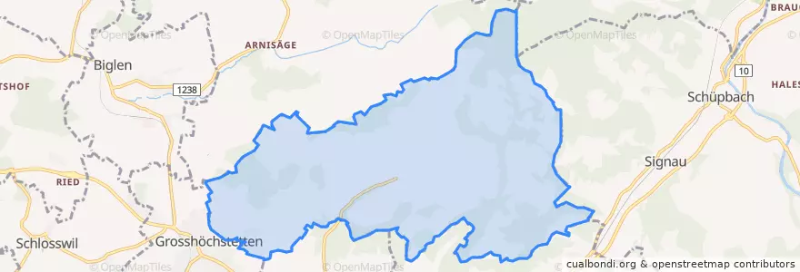 Mapa de ubicacion de Oberthal.