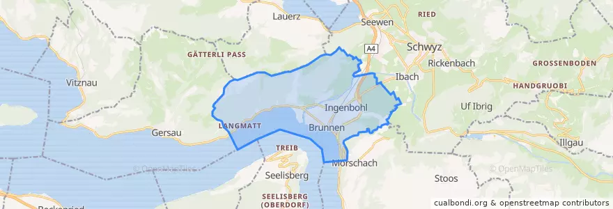 Mapa de ubicacion de Ingenbohl.