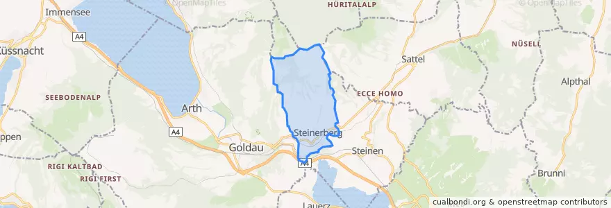 Mapa de ubicacion de Steinerberg.