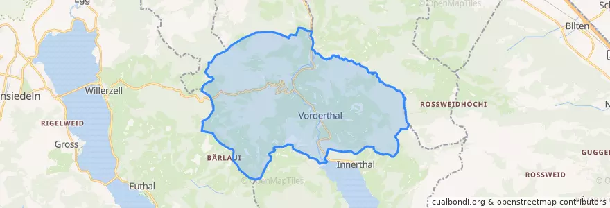 Mapa de ubicacion de Vorderthal.