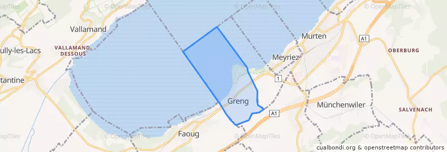 Mapa de ubicacion de Greng.