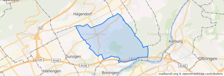 Mapa de ubicacion de Kappel (SO).