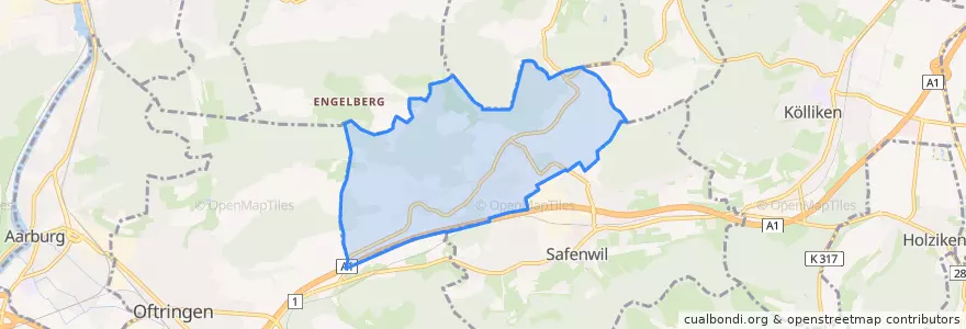 Mapa de ubicacion de Walterswil (SO).