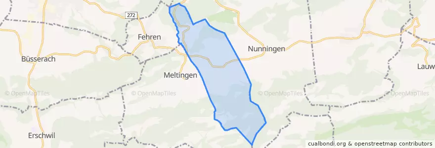 Mapa de ubicacion de Zullwil.