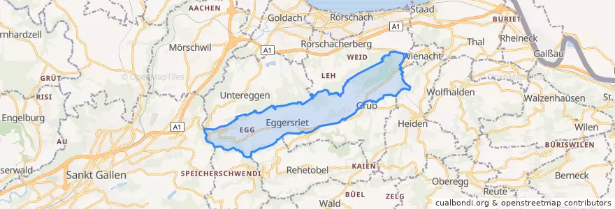 Mapa de ubicacion de Eggersriet.