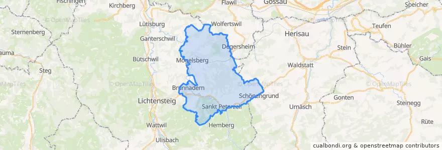 Mapa de ubicacion de Neckertal.