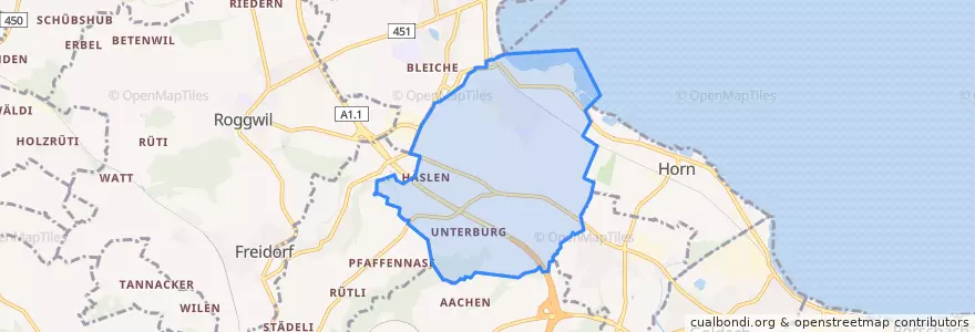 Mapa de ubicacion de Steinach.