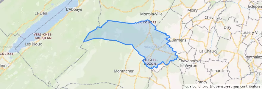 Mapa de ubicacion de L'Isle.