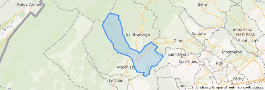 Mapa de ubicacion de Longirod.